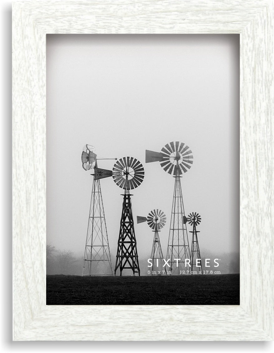 Lawrence Frames 4x6 White Wash Maple Picture Frame