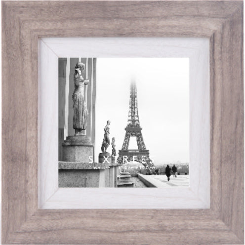 S/2 Black White Frame Incl 4 x 6 and 5 x 7