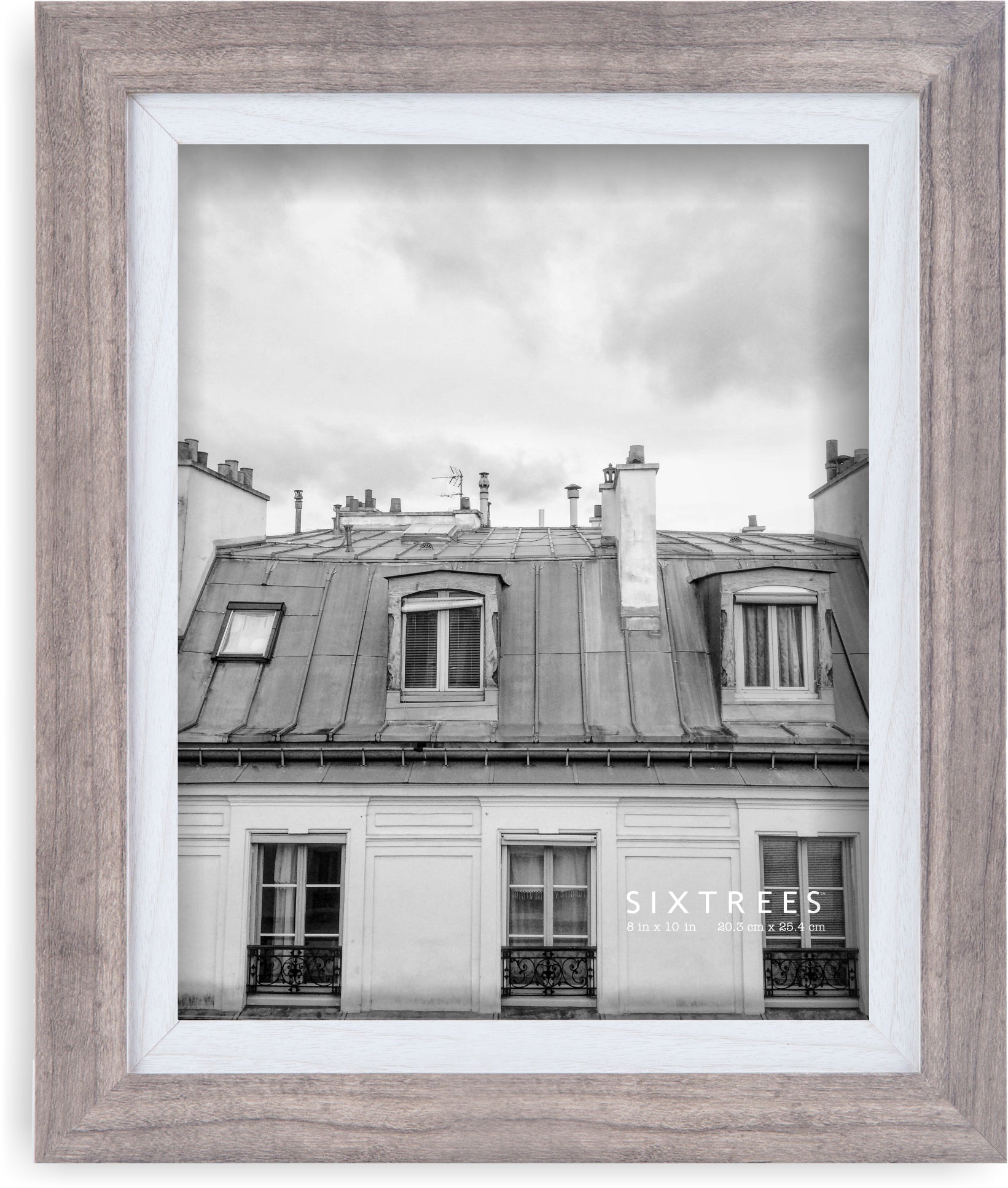 Ethan Wood Matted Picture Frame - 16X20 or 11X14 - Black, White, Grey, –  Sixtrees