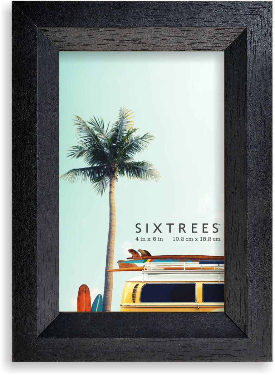 Shelby Collection Dual Colored Wood Picture Frames - 4X4, 4X6, 5X7