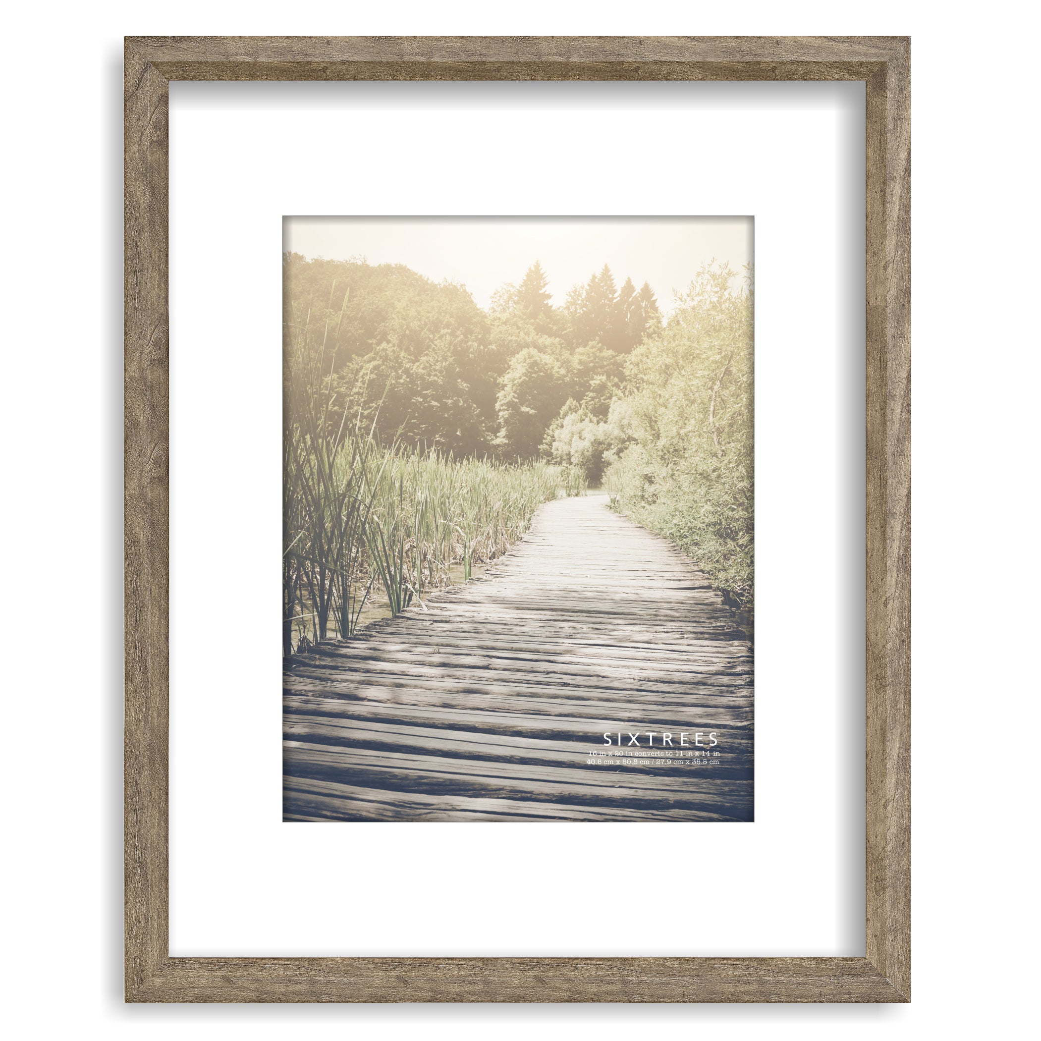 Bryce Wood Matted Collection - 11X14, 16X20 - Multiple Colors – Sixtrees